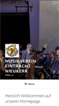 Mobile Screenshot of musikverein-nieukerk.de