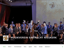 Tablet Screenshot of musikverein-nieukerk.de